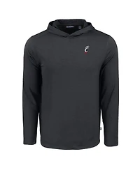 Cutter & Buck Men's Black Cincinnati Bearcats Coastline Epic Comfort Eco Long Sleeve Hoodie