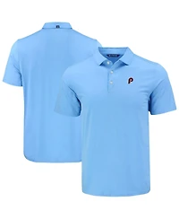 Cutter & Buck Men's Powder Blue Philadelphia Phillies Coastline Epic Comfort Eco Polo Shirt