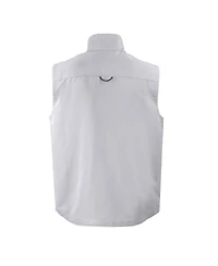 Cutter & Buck Men's Gray Notre Dame Fighting Irish Play Like A Today Charter Eco Full-Zip Vest