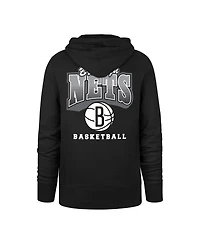 '47 Brand Men's Black Brooklyn Nets 2025/26 City Edition Jab Step Headline Hoodie