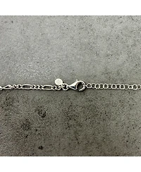 The Lovery Figaro Heart Padlock Necklace Sterling Silver