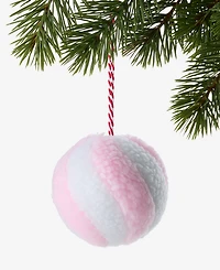 Holiday Lane Sugar Plum Peppermint Ball Ornament, Macy's Exclusive