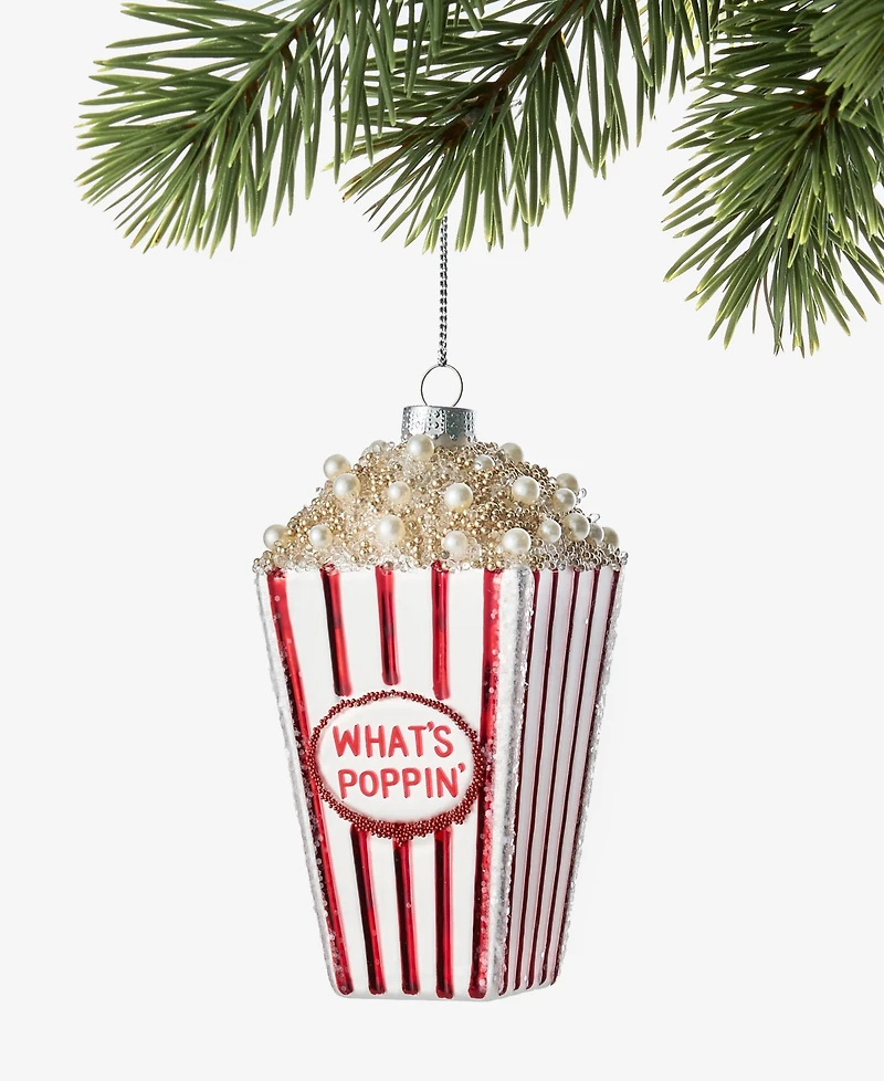 Holiday Lane Foodie Popcorn Box Ornament, Macy's Exclusive
