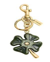 Coach Metal Four Leaf Clover Bag Charm