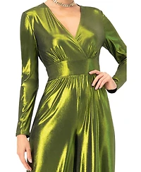 Ivonne Women's V-Neck Wide-Leg Jumpsuit