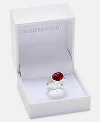 Charter Club Pink Crystal Ring, Macy's Exclusive