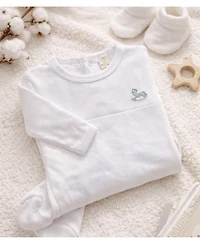 MeMoi Baby Girls Rocking Pony Footie One Pieces