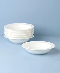 Lenox Studio 1414 Rimmed Pasta Bowls, Set of 6