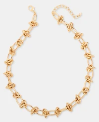 On 34th Knotted Link Collar Necklace, 17" + 2" extender, Macy's Exclusive