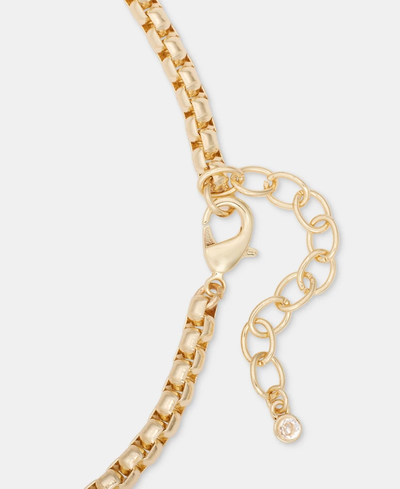 On 34th Rondelle Beaded Collar Necklace, 16" + 2" extender, Macy's Exclusive