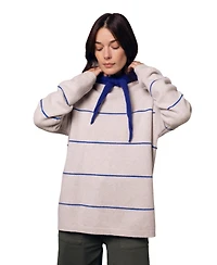 Celtic & Co. Women's Split Hem Slouch Funnel Neck Jumper