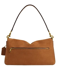 Coach Suede Tabby Leather Medium Shoulder Bag