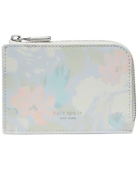 kate spade new york Mini Zip Leather Card Case Wallet