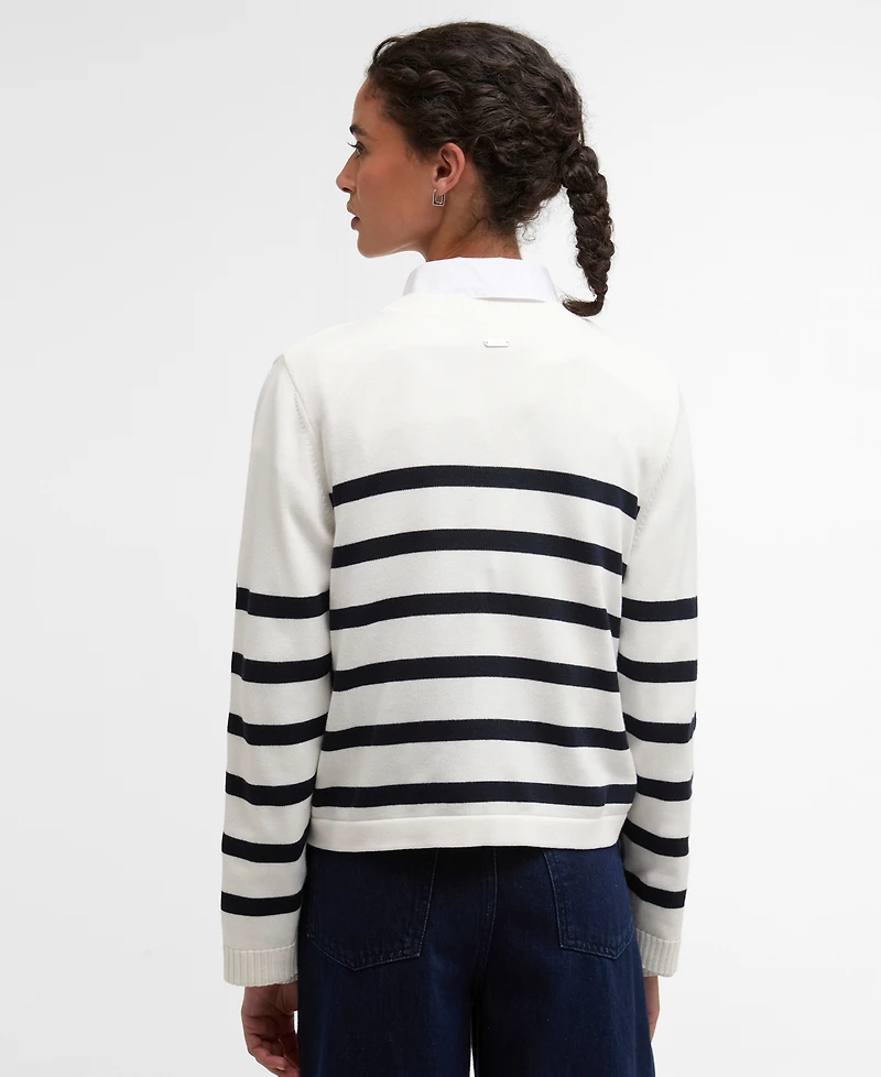 Barbour Women's Fern Knitted Stripe Jumper