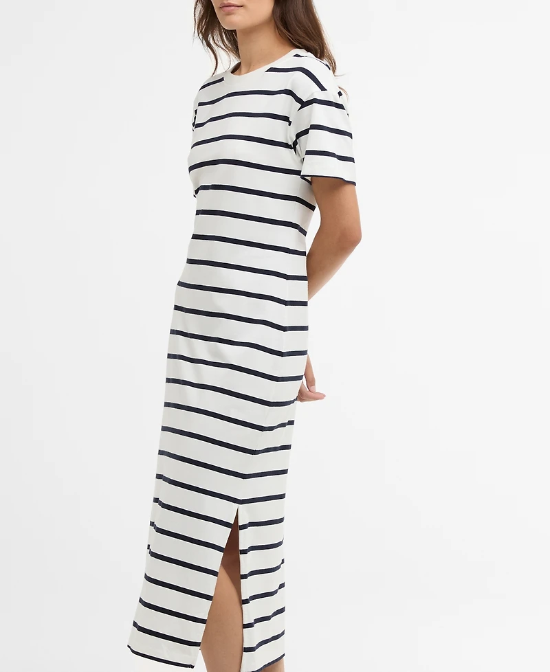 Barbour Women's Selena Striped Midi Dress