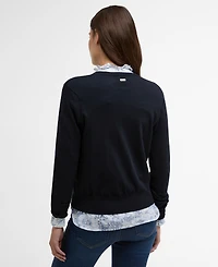 Barbour Women's Wisteria Crewneck Knitted Cardigan