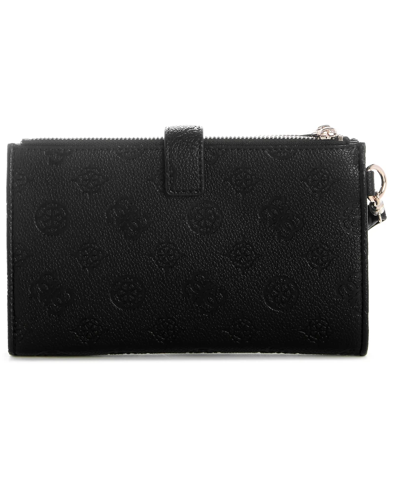 Guess Ainse Double Zip Around Wristlet Bag