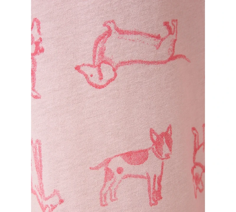 Hue Women's Chalk Dot Printed Mid-Rise Pants