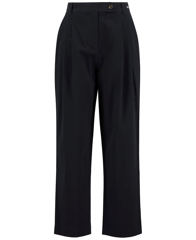 Barbour Women's Verona Cotton Straight-Fit Trousers