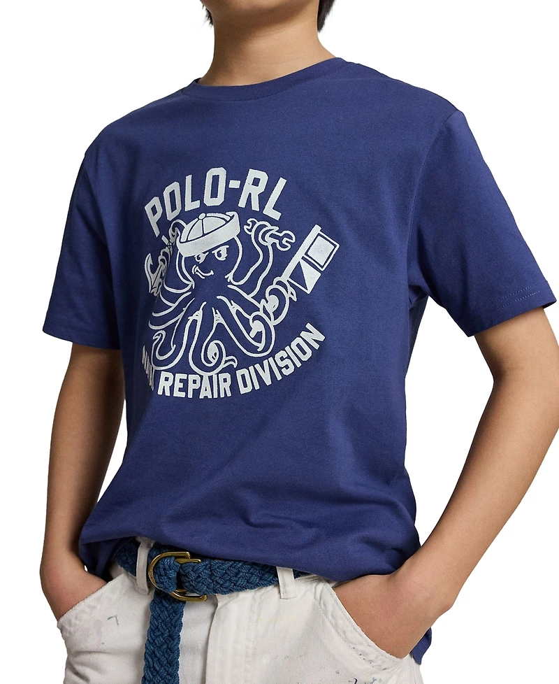Polo Ralph Lauren Boys' 8-20 Crewneck T-Shirt