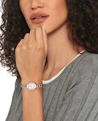 Tommy Hilfiger Women's Quartz Silver Tone Stainless Steel Chain Bracelet Watch, 21.5mm