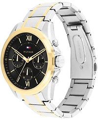 Tommy Hilfiger Men's Multifunction Two Tone Stainless Steel Bracelet Watch, 42mm