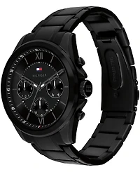 Tommy Hilfiger Men's Multifunction Black Ip Stainless Steel Bracelet Watch, 42mm