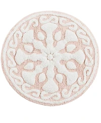 Madison Park Casablanca Tufted Cotton Bath Rug, 25" Round