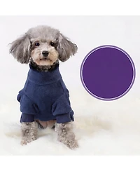 Aronkl Dog Fleece Pajamas For Warmth Comfort