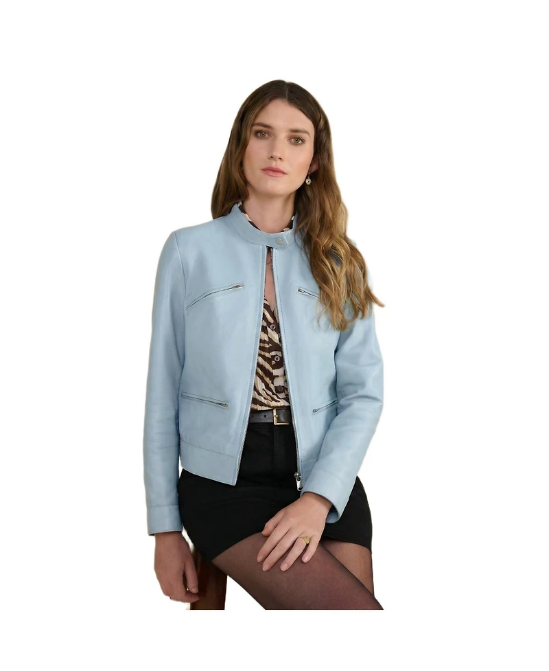 Furniq Uk Women's Leather Jacket