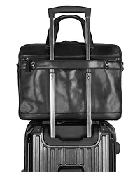 Mancini Men's Leather Laptop Briefcase