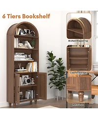Rainsken Arched Bookshelf