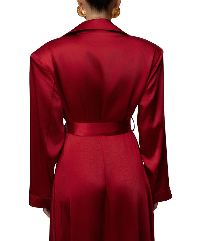 Jluxlabel Women's Satin Embrace Maxi Dress