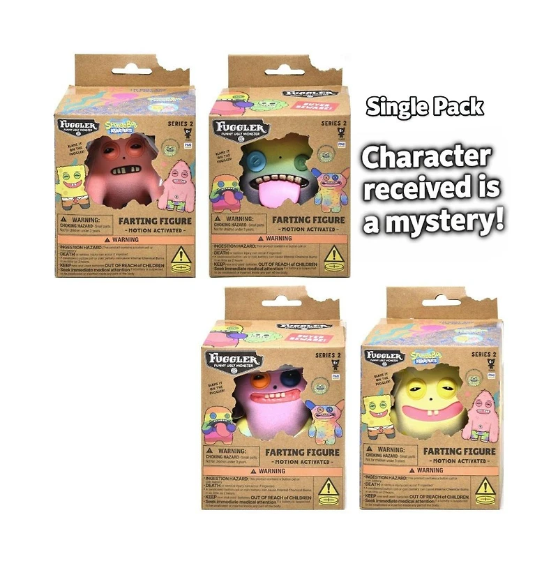 Fuggler Zuru Collectible 3.5 Inch Figures Fating Spongebob Random