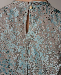 Donna Karan New York Women's Sleeveless Crew Neck Midi Dress