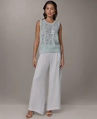 Donna Karan New York Women's Crew Neck Sweater Vest