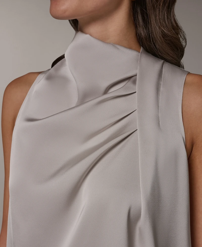 Donna Karan New York Women's Cowl Neck Top