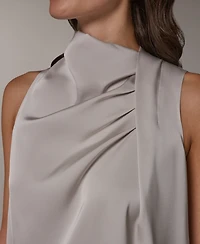 Donna Karan New York Women's Cowl Neck Top