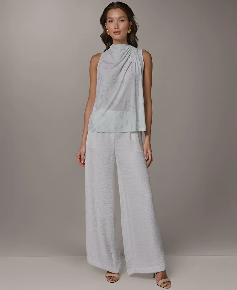 Donna Karan New York Women's Sleeveless Cowl Neck Blouse