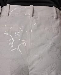 Donna Karan New York Women's Sequin Embroidered Pants