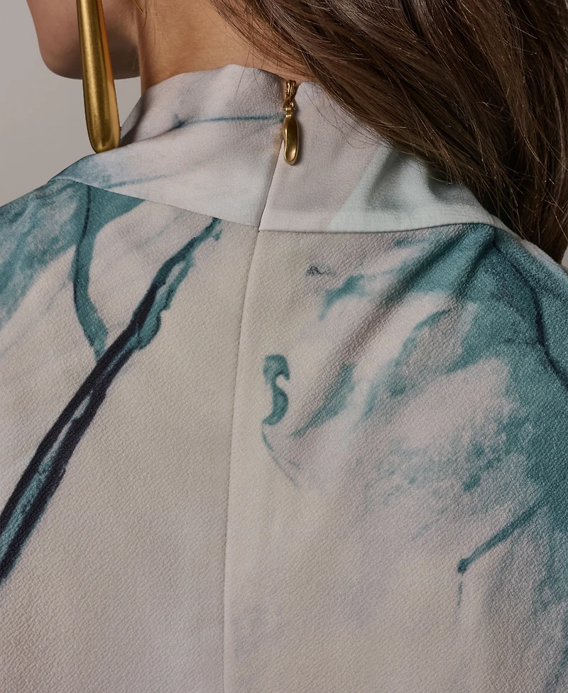 Donna Karan New York Women's Cowl Neck Sleeveless Top