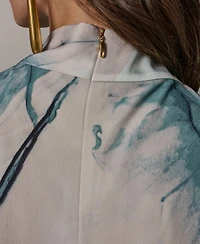 Donna Karan New York Women's Cowl Neck Sleeveless Top