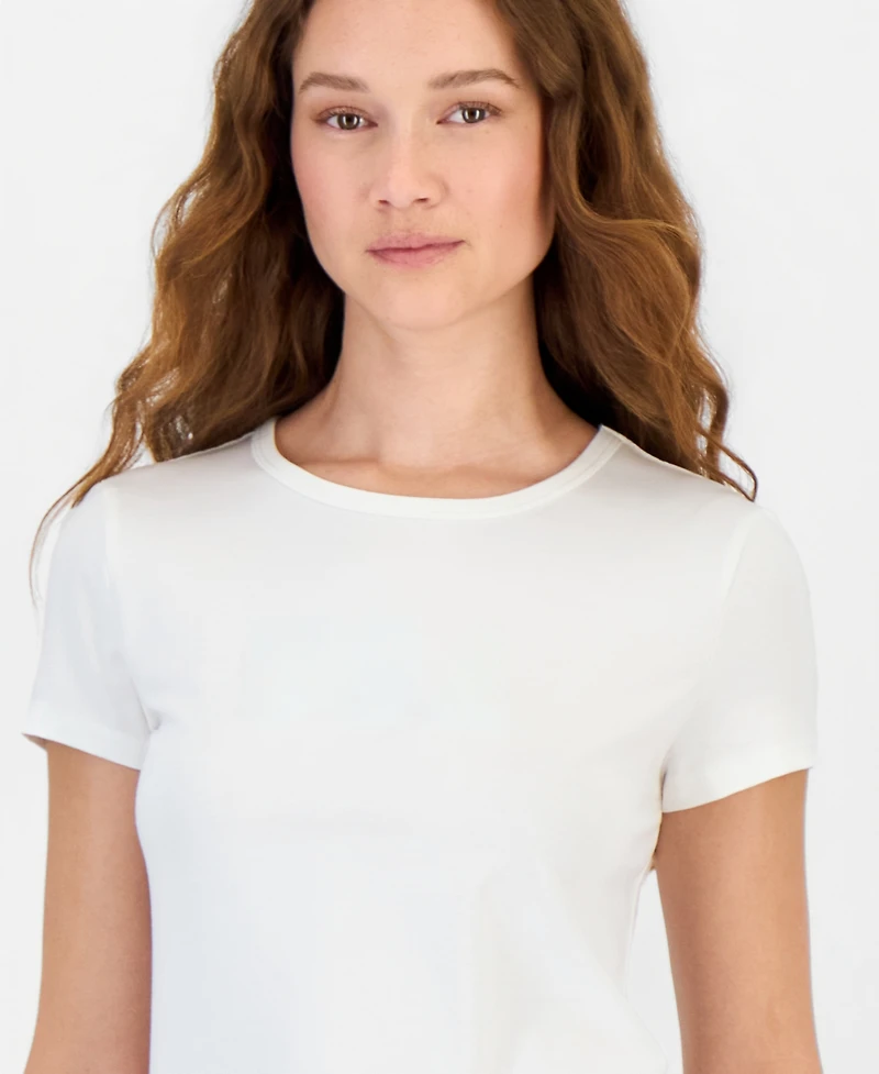 Hippie Rose Juniors' Patchwork Short-Sleeve T-Shirt