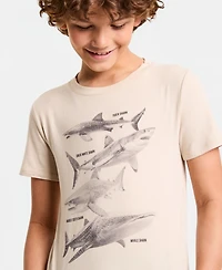 Epic Threads Boys' 5-20 Sharks T-Shirt, Macy's Exclusive