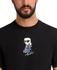 Karl Lagerfeld Paris Men's Short-Sleeve Regular-Fit Crewneck T-Shirt