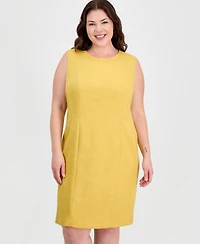 Kasper Plus Sleeveless Sheath Dress