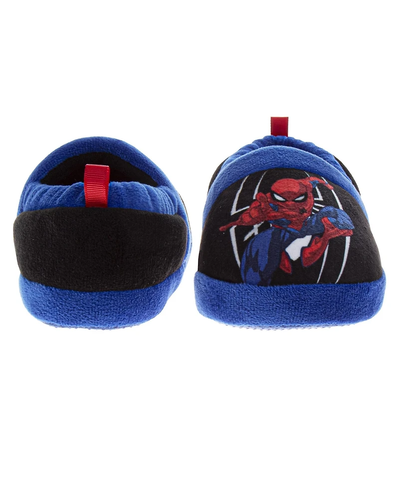 Spider-Man Toddler Kids' Slippers Cozy, Plush, and Fun House Footwear (Toddler / Kid)