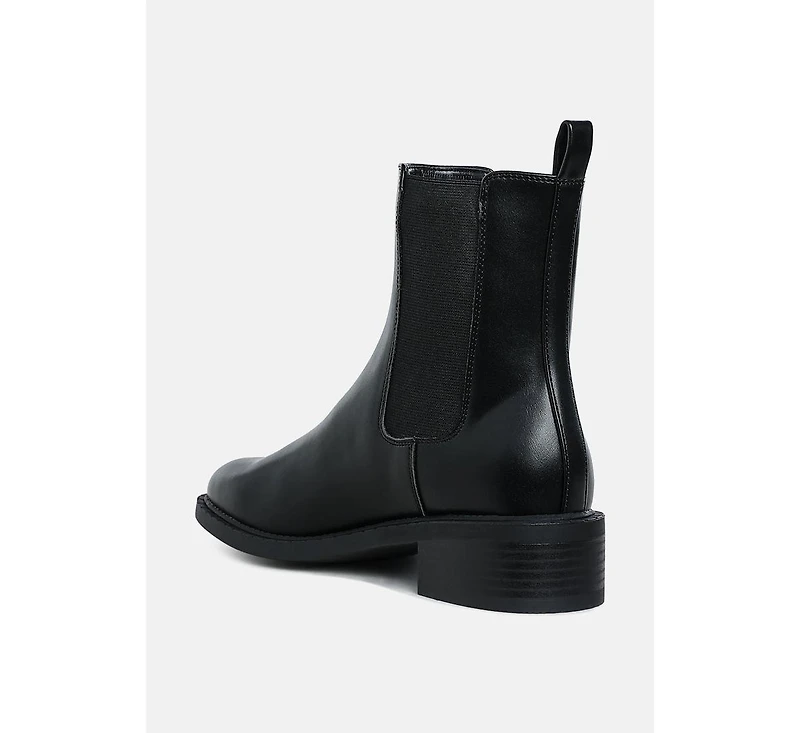 Tripoli Stacked Heel Chelsea Boots
