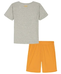 Under Armour Little Boys' 4T-7 Graphic T-Shirt and Shorts, 2-Piece Set