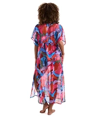 Mimi Flamingo Women's Dylan Printed Midi Caftan